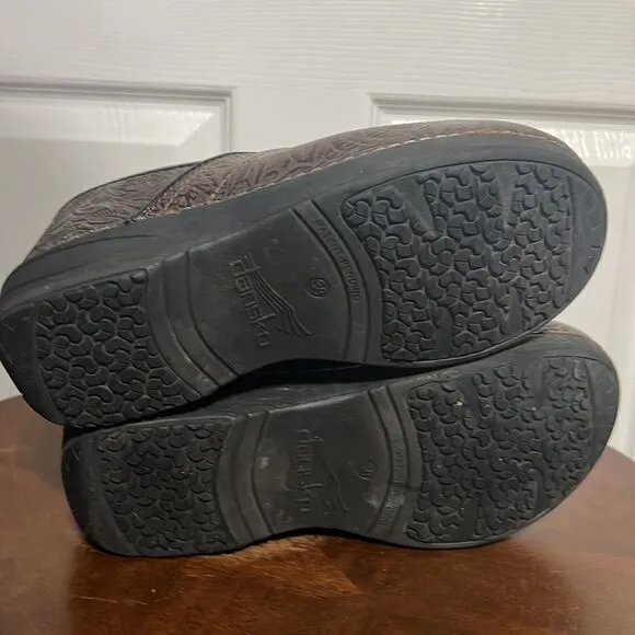 🔥 DANSKO XP20 CLOGS Textured Details - Women Sz 7.5-8 (38) EXCELLENT Condition