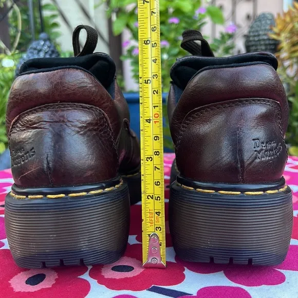 🏴󠁧󠁢󠁥󠁮󠁧󠁿 Dr. Martens MIE SUPER CHUNKY 7 Eye Vintage Platform Oxfords UK 6