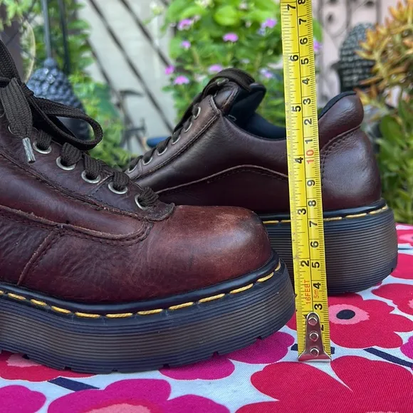 🏴󠁧󠁢󠁥󠁮󠁧󠁿 Dr. Martens MIE SUPER CHUNKY 7 Eye Vintage Platform Oxfords UK 6