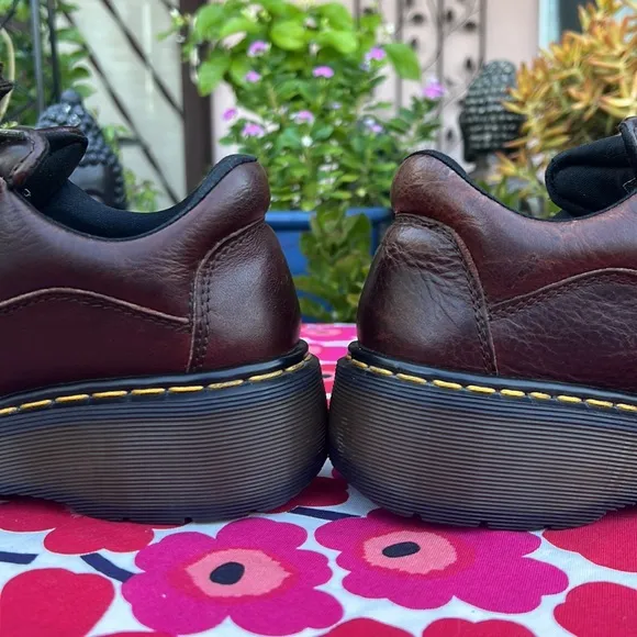 🏴󠁧󠁢󠁥󠁮󠁧󠁿 Dr. Martens MIE SUPER CHUNKY 7 Eye Vintage Platform Oxfords UK 6