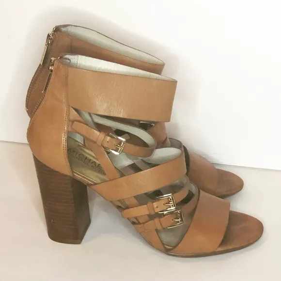 - Michael Kors Strap Block Heel Sandals