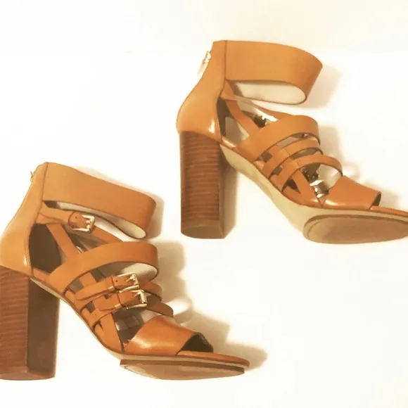 - Michael Kors Strap Block Heel Sandals