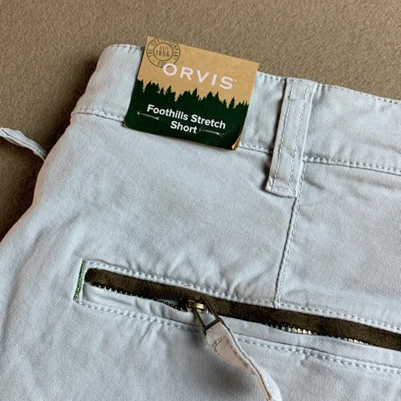 🆕 ORVIS Men's Cargo Shorts-Foothills Stretch Short-Size 36