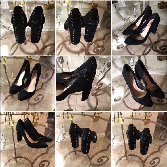 🎃 VINCE CAMUTO Corset Back Block Heel!