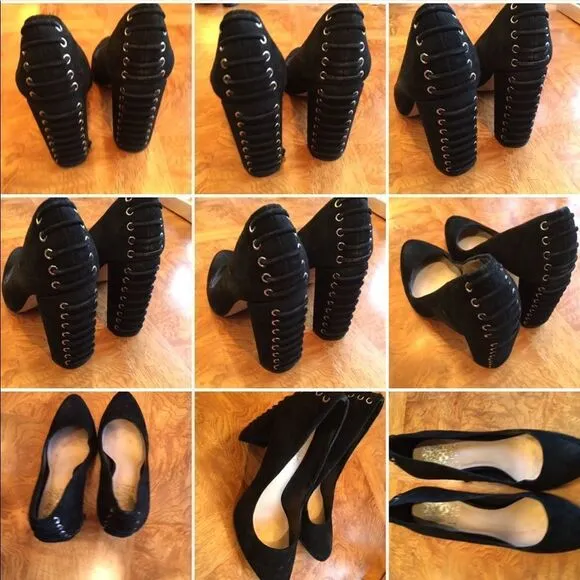 🎃 VINCE CAMUTO Corset Back Block Heel!