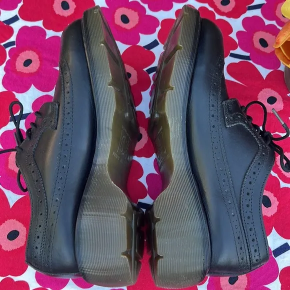🏴󠁧󠁢󠁥󠁮󠁧󠁿 Vintage Dr. Martens Platform MIE Brogue Wingtip Oxfords UK 7