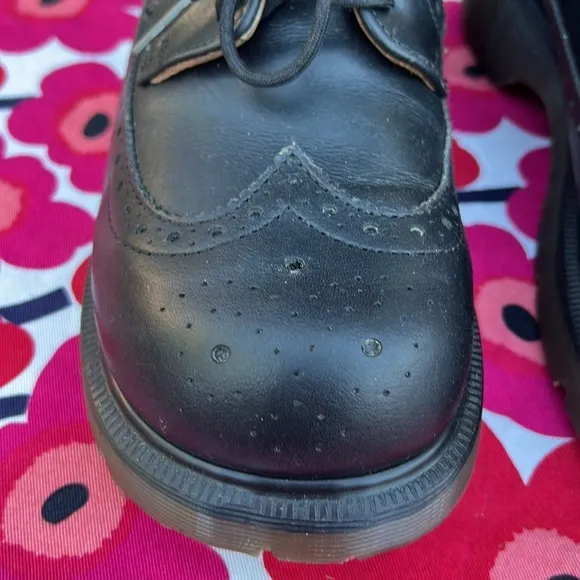 🏴󠁧󠁢󠁥󠁮󠁧󠁿 Vintage Dr. Martens Platform MIE Brogue Wingtip Oxfords UK 7