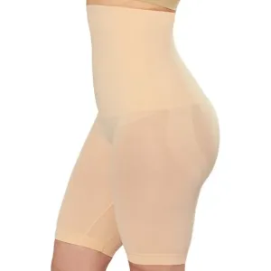 💫 Women High-Waisted Shapewear Cream Tummy Control Shorts Faja Body Underwear