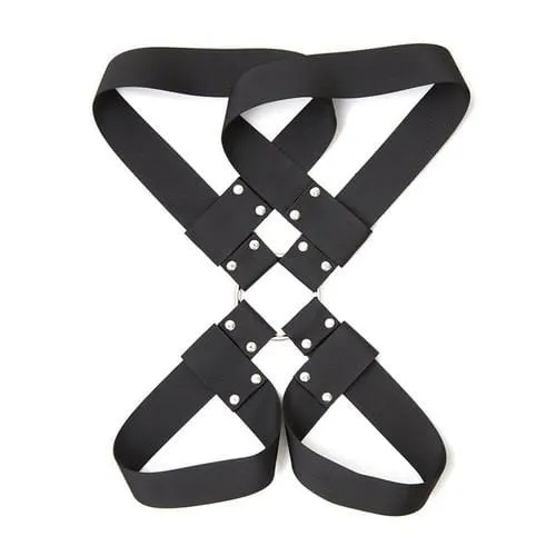 0205M      Quickie Self Bondage Hogtie Nylon Strap Wrist & Ankles Set