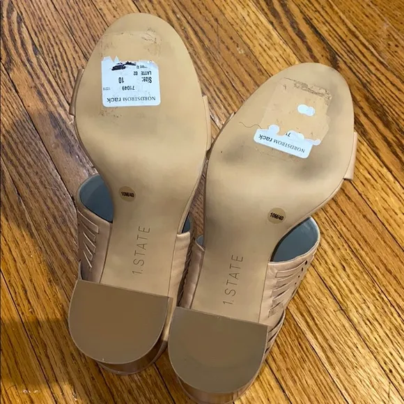 1. State Slide Block Sandal Heels