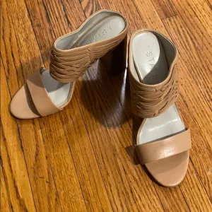 1. State Slide Block Sandal Heels