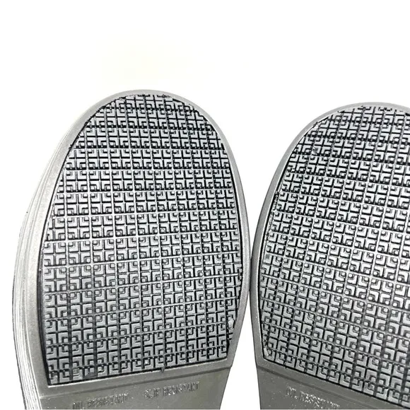 9W 9 W WIDE WIDTH Dr Scholls Women's Black Leather Dynamo Work Shoes Clogs