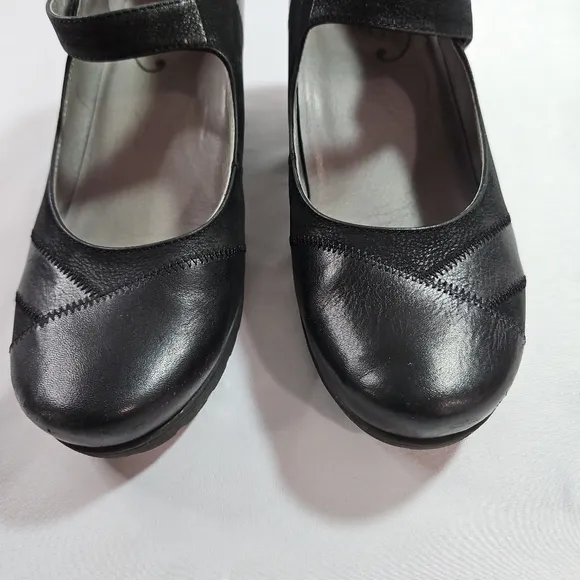 Abeo BIO System Black &amp; Suede Leather Loafers  Size 8.5 N