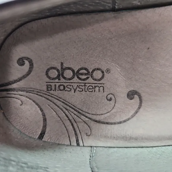 Abeo BIO System Black &amp; Suede Leather Loafers  Size 8.5 N