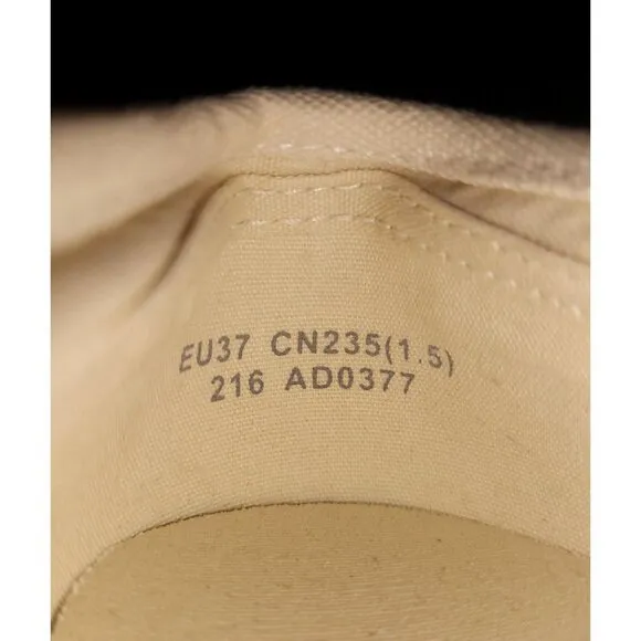 Acne Studios Distressed Ballow Tumbled Slip On Sneaker 37 7 Womens Beige $280