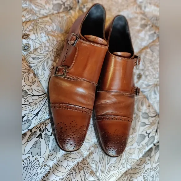 ADAM DERRICK To Boot Monk Strap Derby Oxfords men's size 9