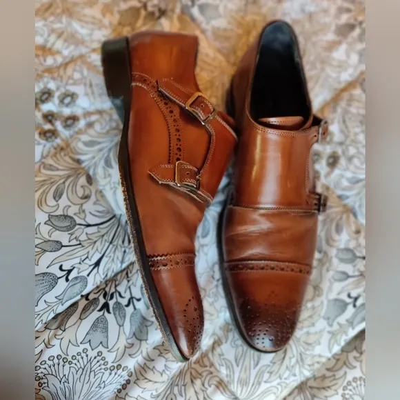 ADAM DERRICK To Boot Monk Strap Derby Oxfords men's size 9