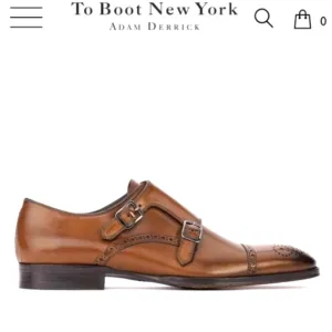 ADAM DERRICK To Boot Monk Strap Derby Oxfords men's size 9