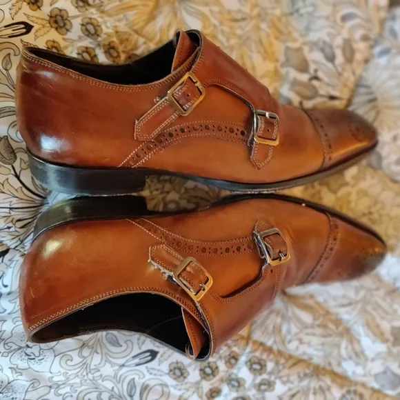 ADAM DERRICK To Boot Monk Strap Derby Oxfords men's size 9
