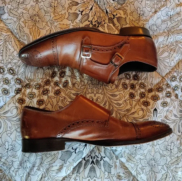 ADAM DERRICK To Boot Monk Strap Derby Oxfords men's size 9