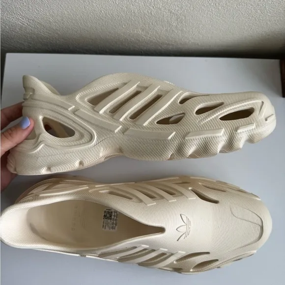 Adidas AdiFOM Superstar Clogs - Men’s Size 7 | Oatmeal