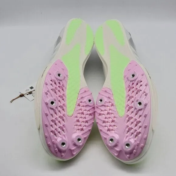 Adidas Adizero Ambition Track Spikes Running Shoes White Mens Size 13 IE5486