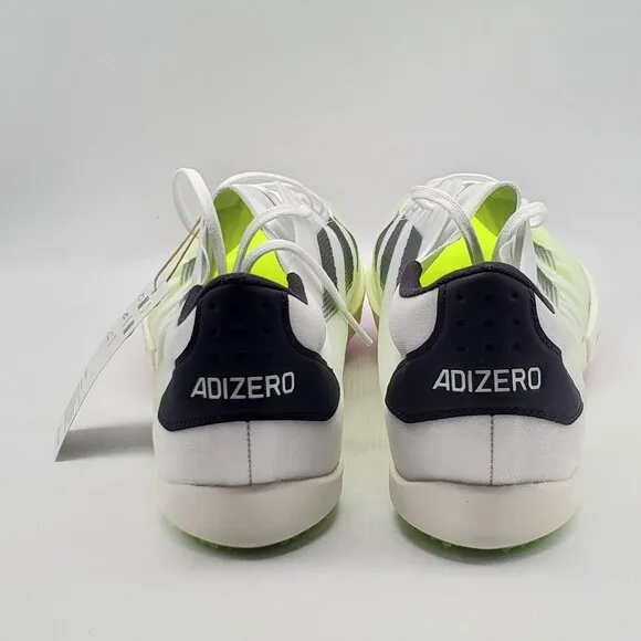 Adidas Adizero Ambition Track Spikes Running Shoes White Mens Size 13 IE5486