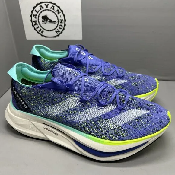 Adidas Adizero Prime X 2.0 Strung Running Shoes Cobalt Blue IF1209 Men Sz 10 NEW