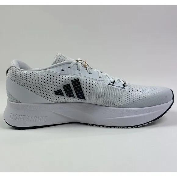 Adidas Adizero SL Mens White Black Low Top Running Shoes Sneakers HQ1352