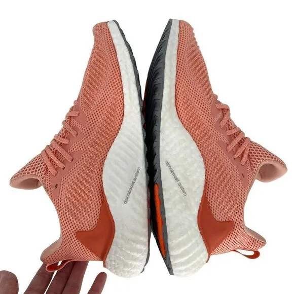 Adidas Alphaboost Coral Running Athletic Sneaker Shoes F33947 Men Size 8 NEW