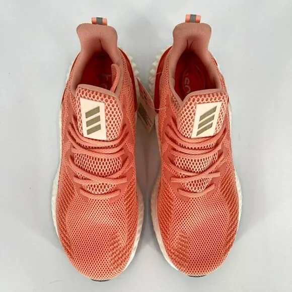 Adidas Alphaboost Coral Running Athletic Sneaker Shoes F33947 Men Size 8 NEW