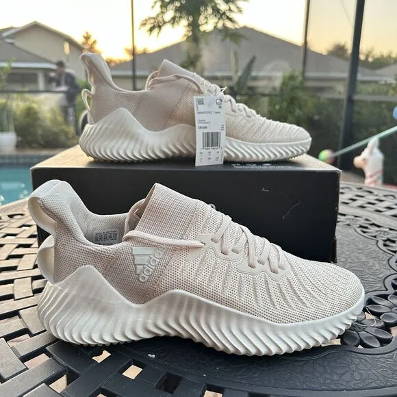Adidas Alphabounce EX Trainer Linen Women's Athletic Shoes DB3349 Size 11