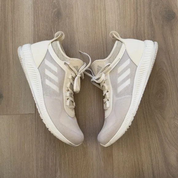 Adidas Bounce White Mesh Sneakers – Lightweight &amp; Comfortable