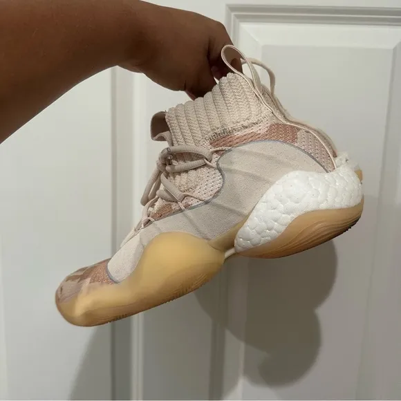 Adidas Crazy BYW X Beige Camo Khaki Basketball Shoes 7.5