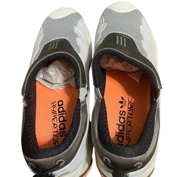 Adidas Hyperturf Adventure Slip On Outdoor Grey White Shoes Sneakers sz 12M NIB