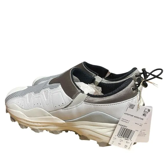 Adidas Hyperturf Adventure Slip On Outdoor Grey White Shoes Sneakers sz 12M NIB