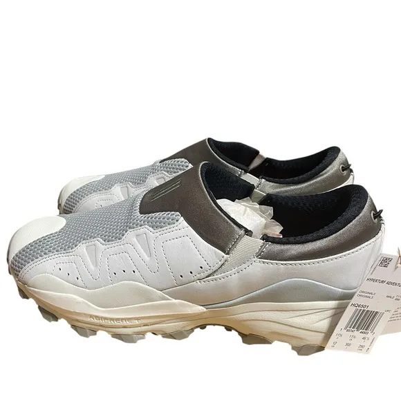 Adidas Hyperturf Adventure Slip On Outdoor Grey White Shoes Sneakers sz 12M NIB