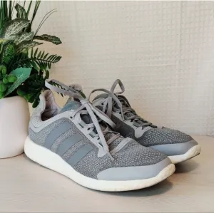 Adidas Men's Boost Running Shoes Gray Size 11.5