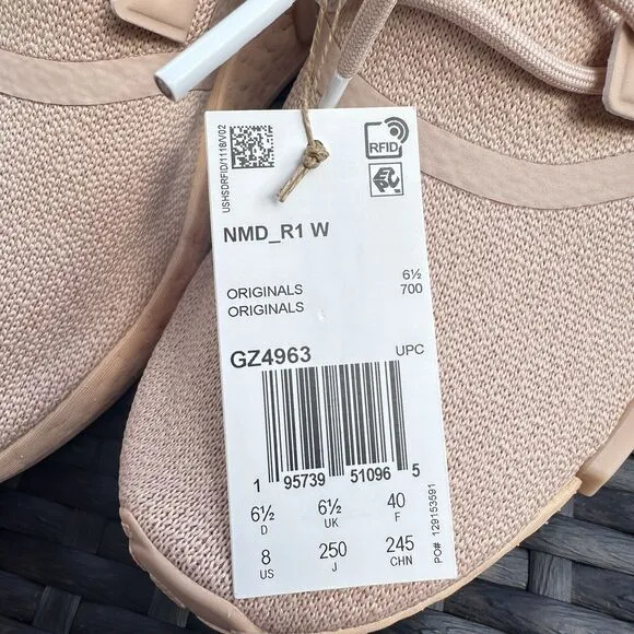 Adidas NMD_R1 Halo Blush Women's Athletic Shoes GZ4963 Size 8