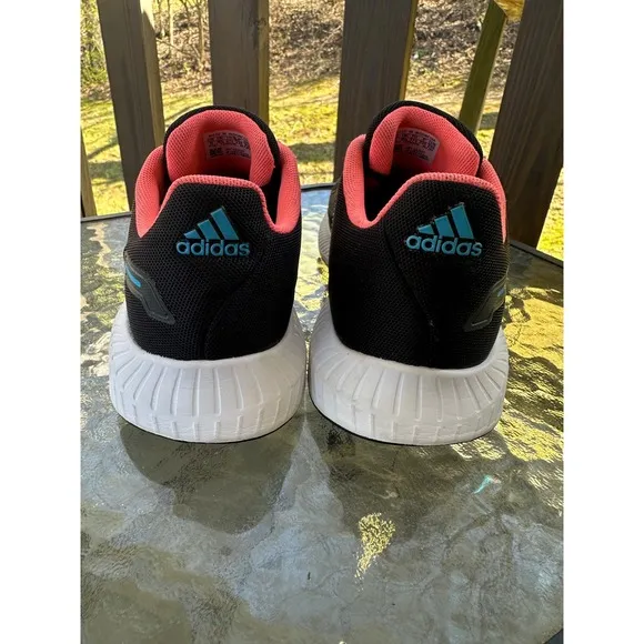 Adidas Runfalcon 3.0 Running Shoes Cushioned Lightweight Black Pink Size 5