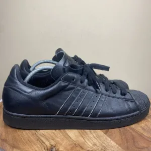 Adidas Superstar Triple Black Mens Size 12 Athletic Shoes Sneakers