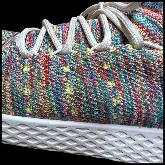 ADIDAS Tennis Hu Pharrell Holi Men's 9 Multi-Color Primeknit Sneakers Shoes