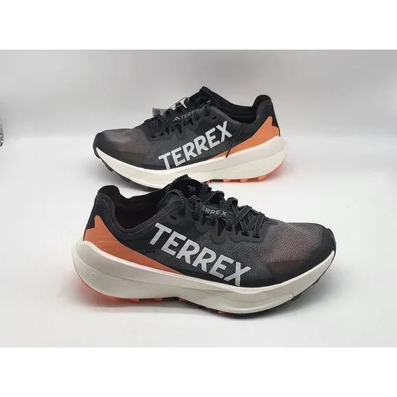 Adidas Terrex Agravic Speed Trail Running Shoes Size 6.5 Womens Black IE7671