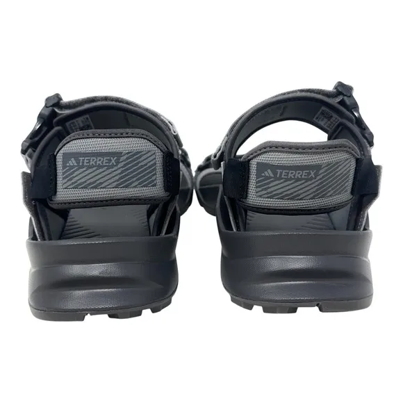 Adidas Terrex Hydroterra Sandal Mens Size 11 IE8009 Charcoal‎ Gray Black Outdoor