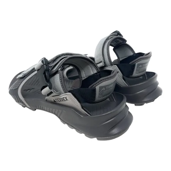 Adidas Terrex Hydroterra Sandal Mens Size 11 IE8009 Charcoal‎ Gray Black Outdoor