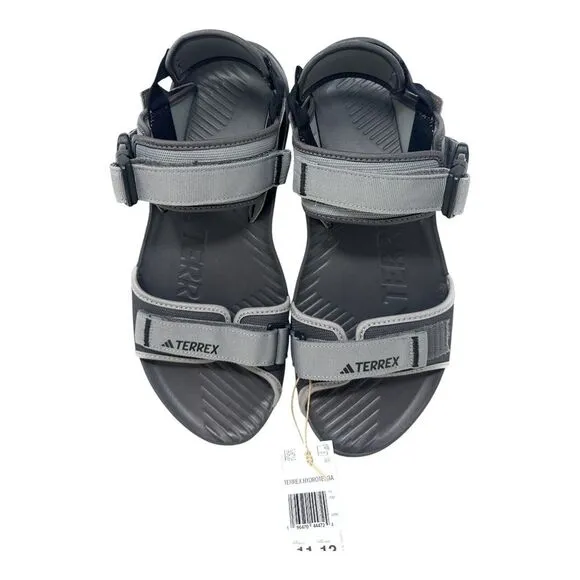 Adidas Terrex Hydroterra Sandal Mens Size 11 IE8009 Charcoal Gray‎ Black Outdoor