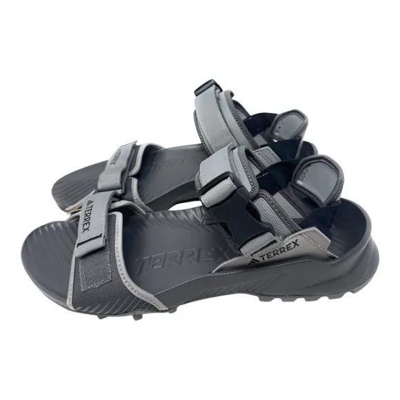 Adidas Terrex Hydroterra Sandal Mens Size 11 IE8009 Charcoal‎ Gray Black Outdoor