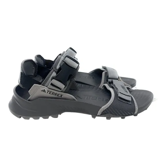 Adidas Terrex Hydroterra Sandal Mens Size 11 IE8009 Charcoal‎ Gray Black Outdoor