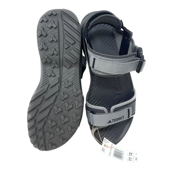 Adidas Terrex Hydroterra Sandal Mens Size 11 IE8009 Charcoal Gray‎ Black Outdoor