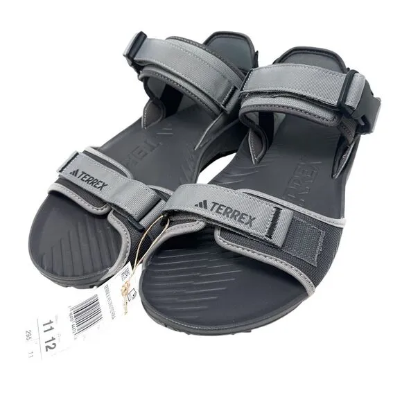 Adidas Terrex Hydroterra Sandal Mens Size 11 IE8009 Charcoal Gray‎ Black Outdoor